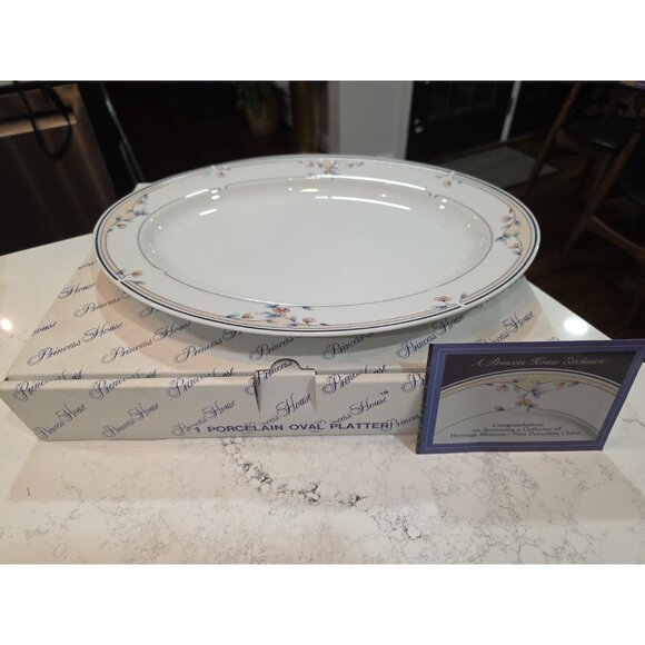 Princess House Other - Princess House Heritage Blossom Vintage Oval Platter 661